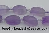 CNA722 15.5 inches 10*14mm oval amethyst gemstone beads wholesale