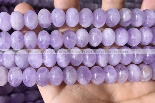 CNA783 15.5 inches 8*12mm rondelle lavender amethyst beads