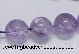 CNA808 15.5 inches 20mm round natural light amethyst beads