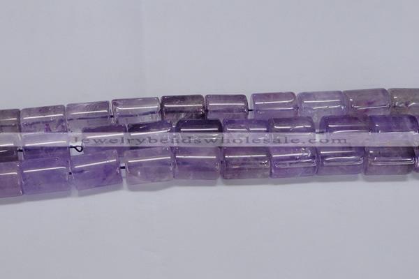 CNA815 15.5 inches 15*20mm tube natural light amethyst beads