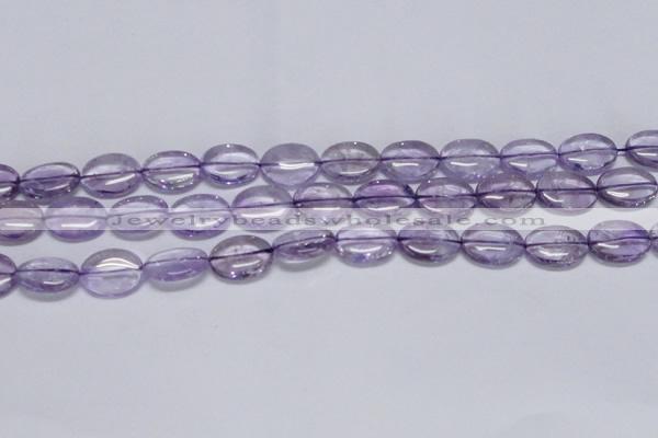 CNA832 15.5 inches 13*18mm oval natural light amethyst beads