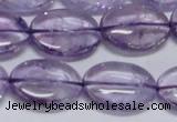 CNA833 15.5 inches 15*20mm oval natural light amethyst beads