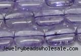 CNA851 15.5 inches 12*16mm rectangle natural light amethyst beads