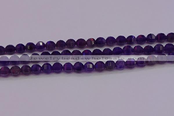 CNA932 15.5 inches 8mm pumpkin amethyst gemstone beads