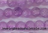 CNA950 15.5 inches 4mm round natural lavender amethyst beads