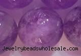 CNA960 15.5 inches 20mm round natural lavender amethyst beads