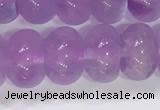 CNA970 15.5 inches 6*10mm faceted rondelle lavender amethyst beads