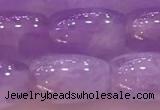 CNA975 15.5 inches 8*12mm drum natural lavender amethyst beads