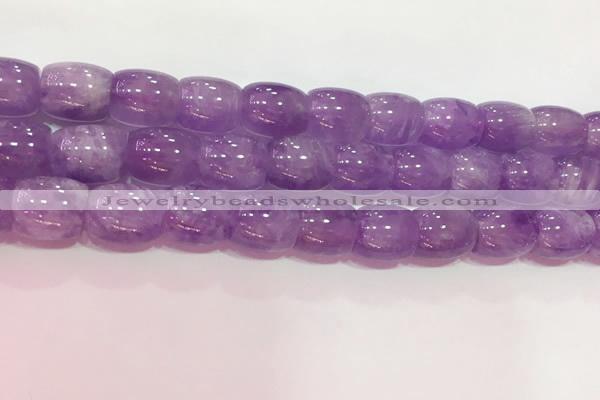 CNA981 15.5 inches 14*14mm drum natural lavender amethyst beads