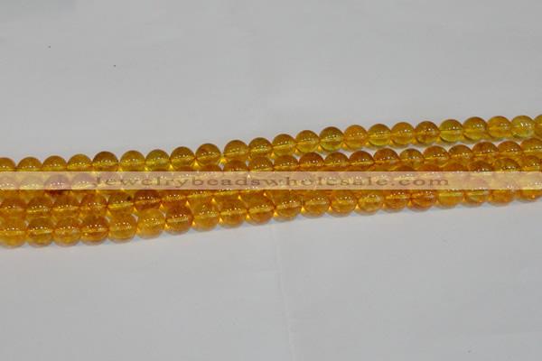 CNC400 15.5 inches 4mm round dyed natural white crystal beads