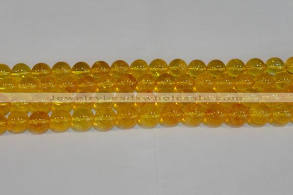 CNC405 15.5 inches 14mm round dyed natural white crystal beads