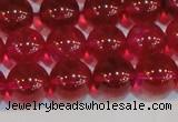 CNC413 15.5 inches 10mm round dyed natural white crystal beads