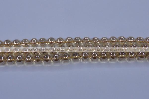 CNC503 15.5 inches 10mm round dyed natural white crystal beads