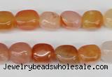 CNG06 15.5 inches 9*12mm nuggets agate gemstone beads