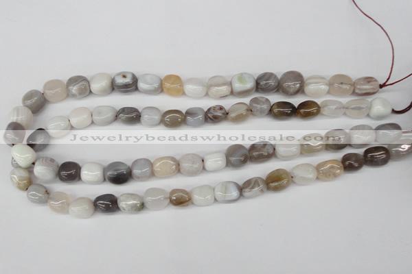 CNG10 15.5 inches 9*12mm nuggets botswana agate gemstone beads