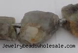 CNG1011 15.5 inches 15*25mm - 25*30mm nuggets labradorite beads