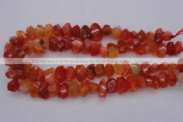 CNG1025 15.5 inches 10*14mm - 15*20mm faceted nuggets carnelian beads