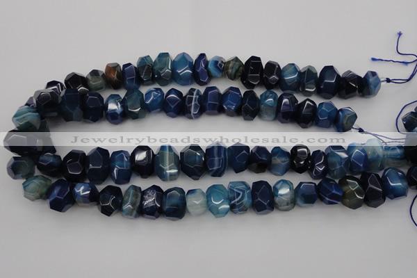 CNG1036 15.5 inches 10*14mm - 13*18mm faceted nuggets agate beads