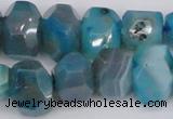 CNG1078 15.5 inches 10*14mm - 15*20mm faceted nuggets agate beads