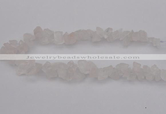 CNG1115 15.5 inches 8*12mm - 13*18mm nuggets white crystal beads