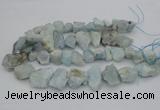 CNG1125 15.5 inches 12*16mm - 20*25mm nuggets aquamarine beads