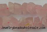 CNG1132 15.5 inches 8*12mm - 13*18mm nuggets rose quartz beads