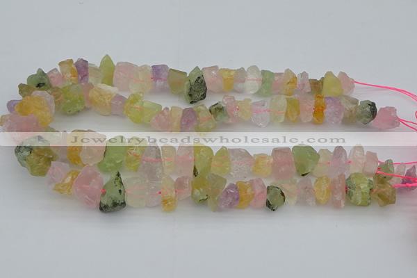 CNG1139 15.5 inches 8*12mm - 13*18mm nuggets mixed quartz beads