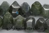 CNG1152 15.5 inches 10*14mm - 15*20mm faceted nuggets labradorite beads