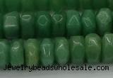 CNG1184 15.5 inches 6*14mm - 8*14mm nuggets green aventurine beads