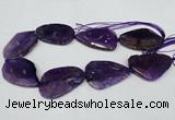 CNG1210 15.5 inches 30*45mm - 35*50mm freeform agate beads