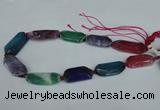 CNG1225 15.5 inches 18*30mm - 20*45mm freeform agate beads