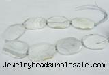 CNG1242 15.5 inches 30*40mm - 40*50mm freeform agate beads