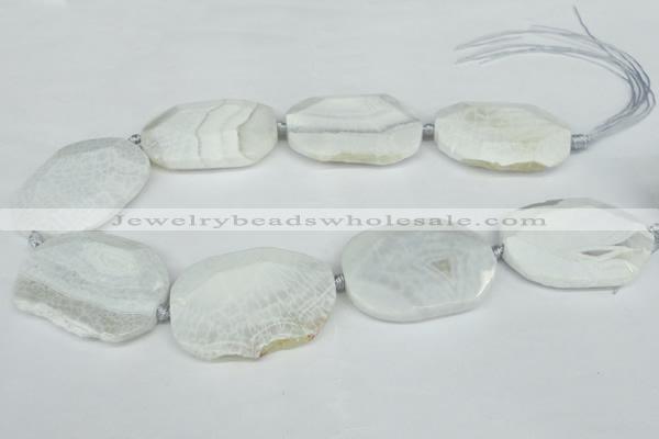 CNG1242 15.5 inches 30*40mm - 40*50mm freeform agate beads