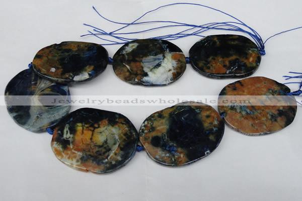 CNG1259 15.5 inches 40*50mm - 45*55mm freeform agate beads