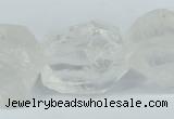 CNG1308 15*20mm – 25*30mm faceted nuggets white crystal beads