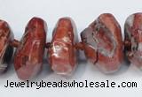 CNG1372 15.5 inches 12*20mm - 18*30mm nuggets agate beads