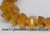 CNG1400 15.5 inches 10*15mm - 12*22mm nuggets agate gemstone beads