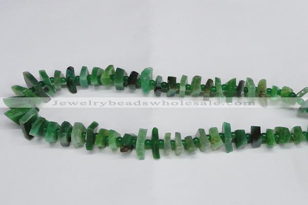 CNG1402 15.5 inches 10*15mm - 12*22mm nuggets agate gemstone beads