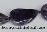 CNG1425 15.5 inches 22*30mm - 25*35mm freeform amethyst beads