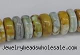 CNG1445 15.5 inches 6*15mm - 8*15mm nuggets agate gemstone beads