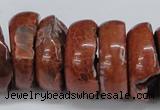 CNG1462 15.5 inches 11*30mm - 13*30mm nuggets agate gemstone beads