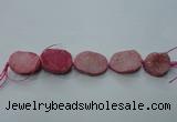 CNG1511 8 inches 20*30mm - 25*35mm freeform agate beads