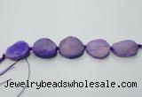 CNG1512 8 inches 20*30mm - 25*35mm freeform agate beads