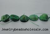 CNG1515 8 inches 20*30mm - 25*35mm freeform agate beads