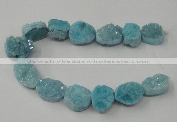 CNG1520 8 inches 12*16mm - 15*22mm freeform agate beads