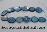 CNG1657 15.5 inches 25*30mm - 30*35mm freeform druzy agate beads