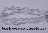 CNG1700 15.5 inches 15*20mm - 18*35mm nuggets white crystal beads