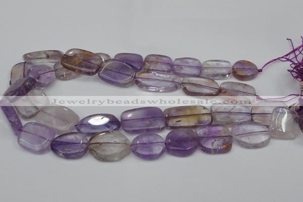 CNG1724 15.5 inches 18*25mm - 20*30mm freeform ametrine beads