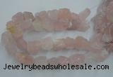 CNG1821 15.5 inches 20*25mm - 25*30mm nuggets rose quartz beads