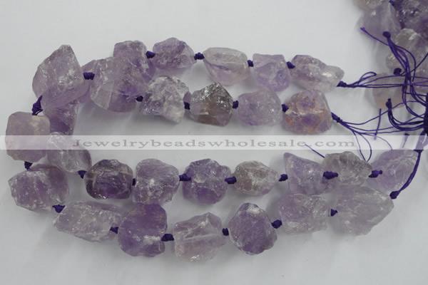 CNG1822 15.5 inches 20*25mm - 25*30mm nuggets amethyst beads